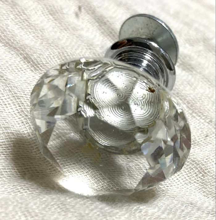 Lot de 10 poignées courte style diamant bon état - photo numéro 2