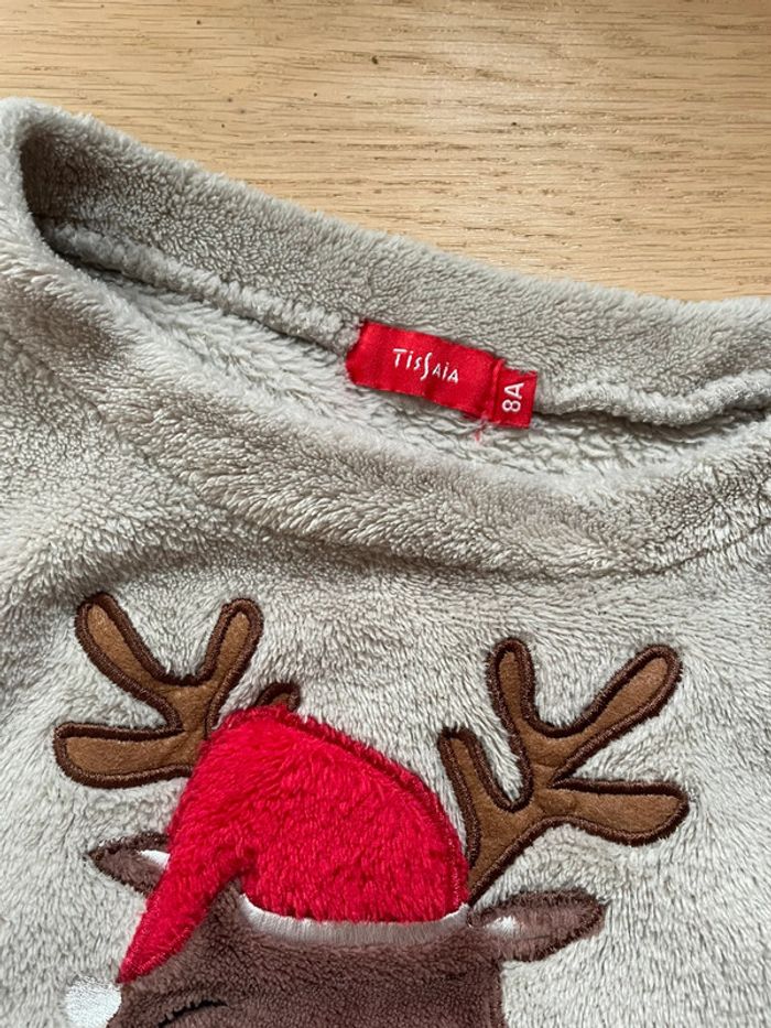 Pull de Noël pilou pilou - Tissaia - 8ans - photo numéro 4