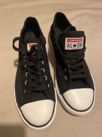 Baskets CONVERSE All Star Crochet - Femme - Noir