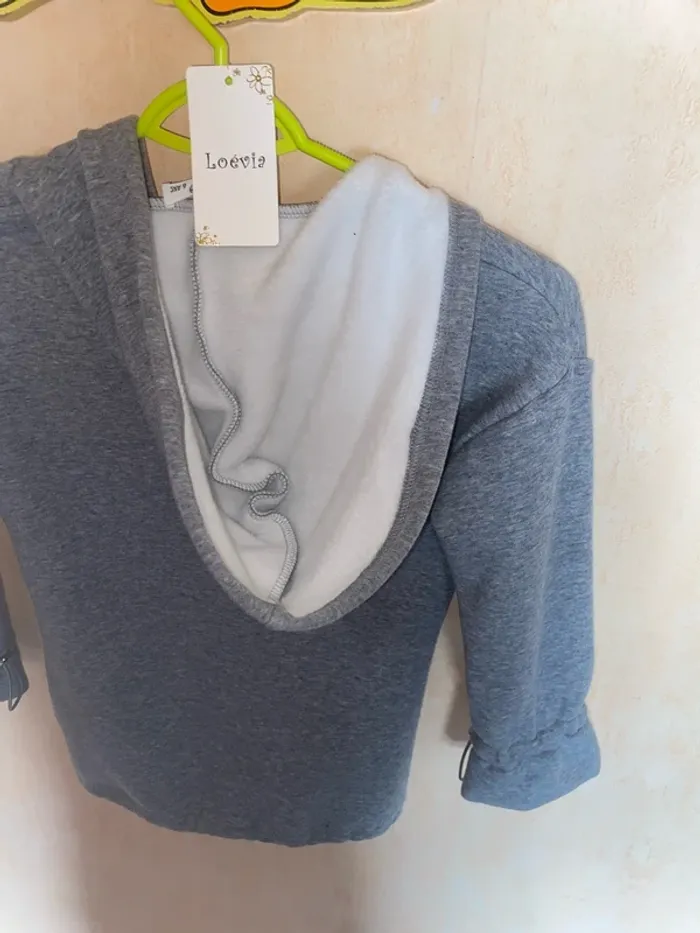 Pull gris fourré à l’intérieur - photo numéro 7