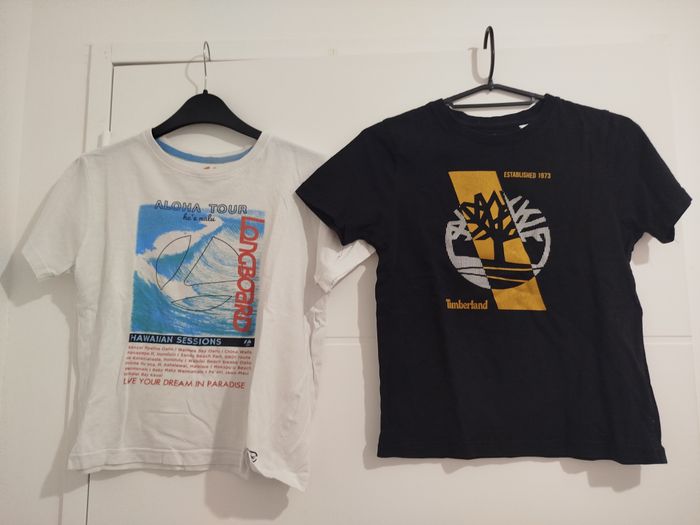 👕 Lot de 2 t-shirts garçon - 10 ans 👕