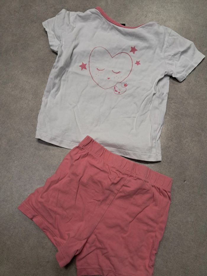 pyjama short fille 2 ans 24 mois