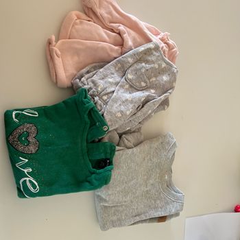 Lot pull + robe hiver fille 24 mois