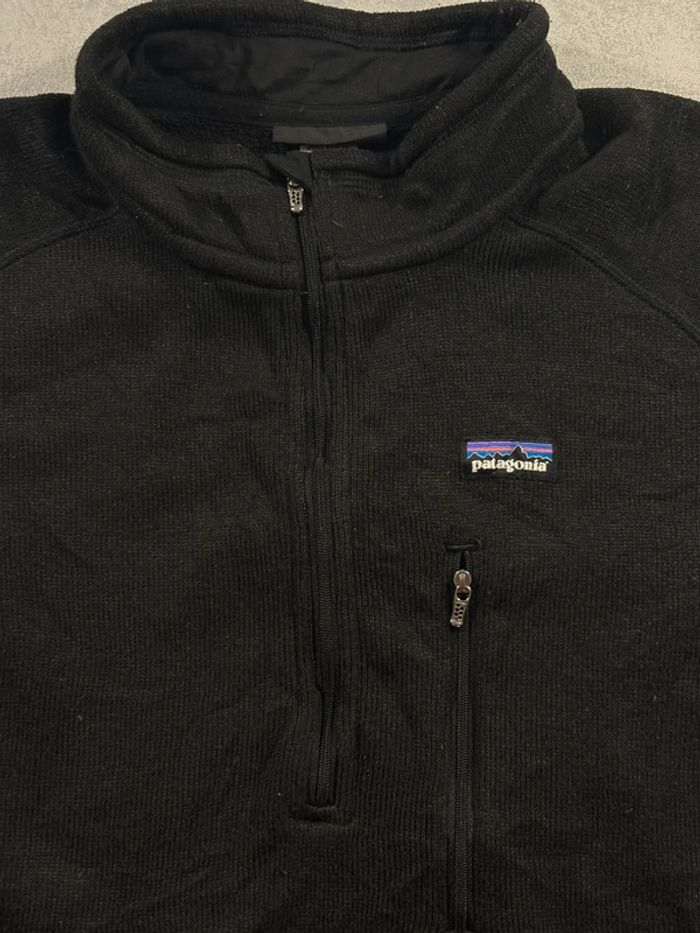 Polaire Quart Zip / Quarter Zip Technique Patagonia Noir Taille XL - photo numéro 5