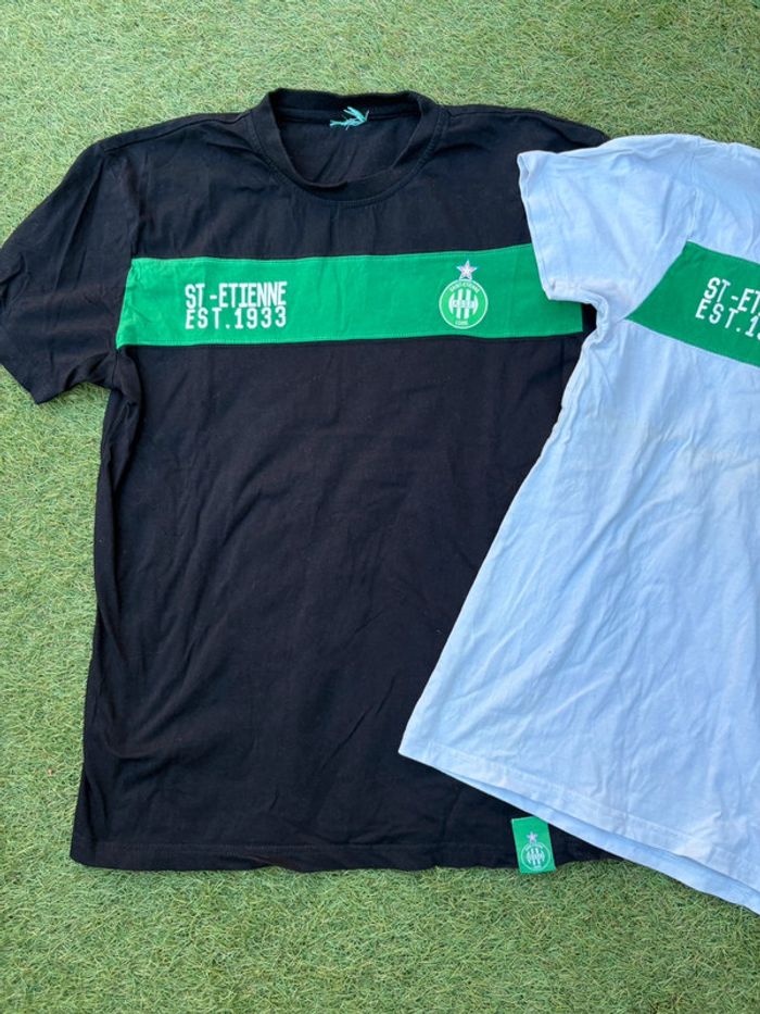 Lot 2 t shirt As saint Étienne - taille S - en bon état - photo numéro 4