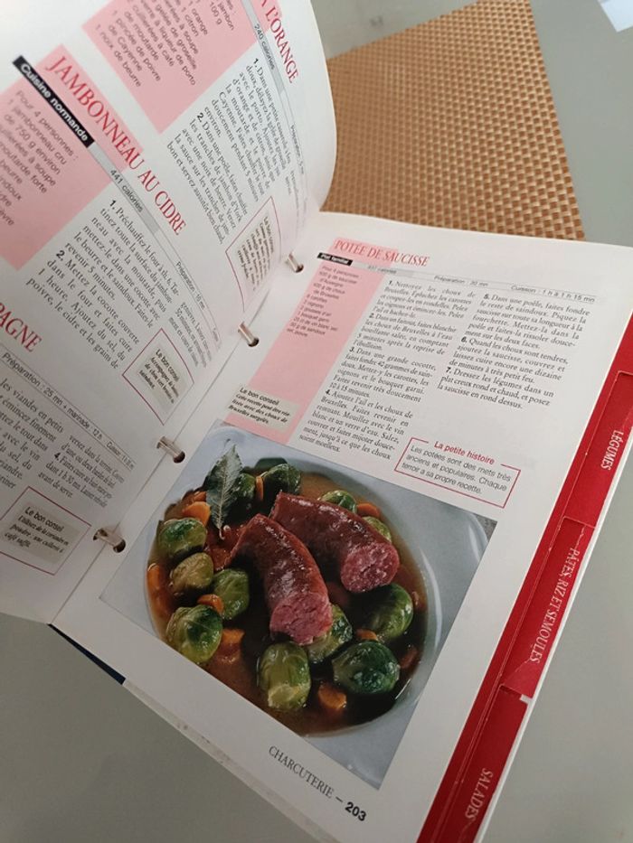 Classeur remplis de recettes⭐Bien cuisiner 1999 - photo numéro 3