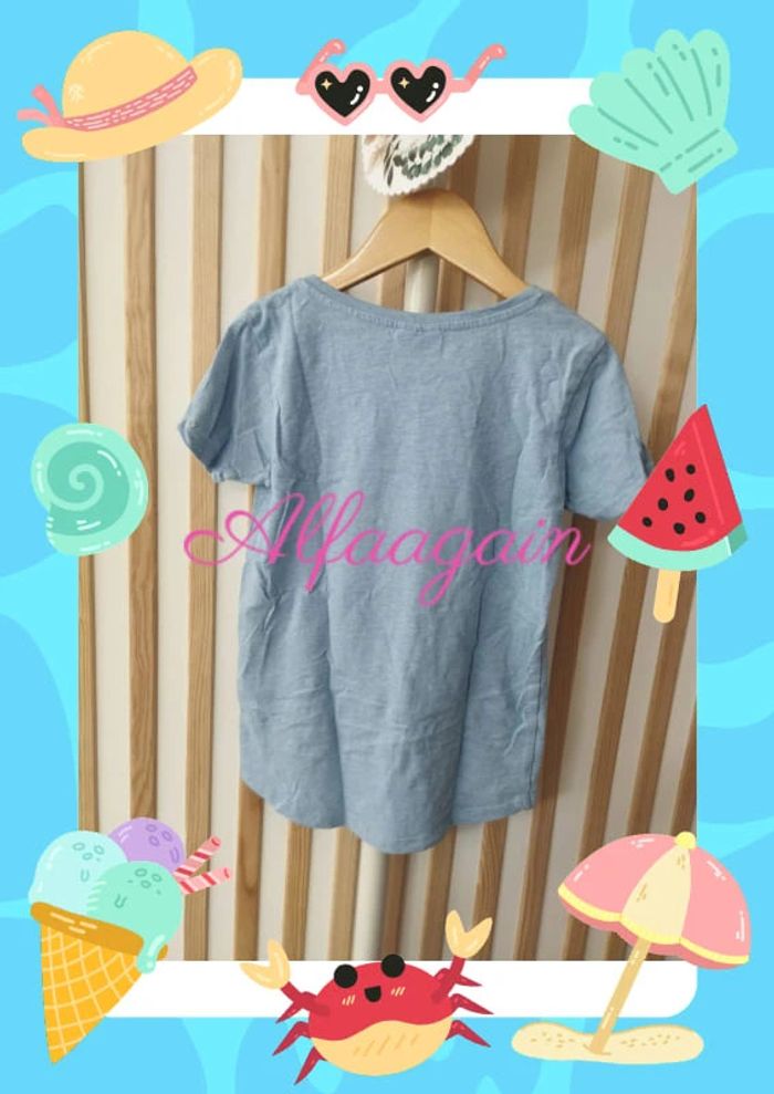 T-shirt bleu cheval 8/10ans - photo numéro 5