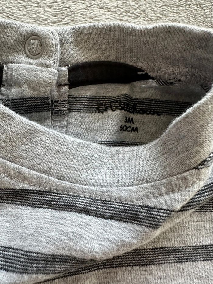 Tee-shirt manches longues - 3 mois - Kitchoun - photo numéro 3