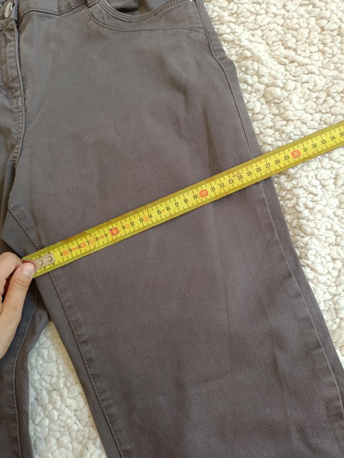 Pantalon droit gris foncé – BRÉAL – taille 44 mignon casual grisé - photo numéro 7