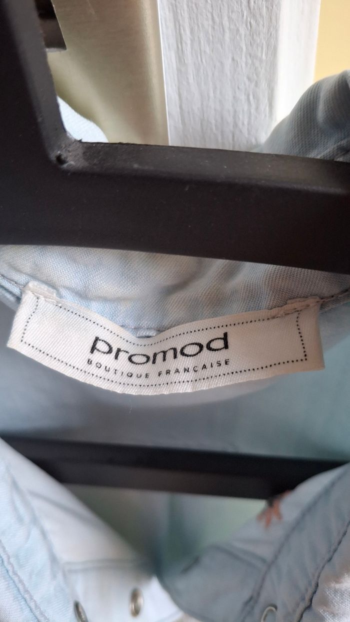 Robe chemise droite brodee - photo numéro 3