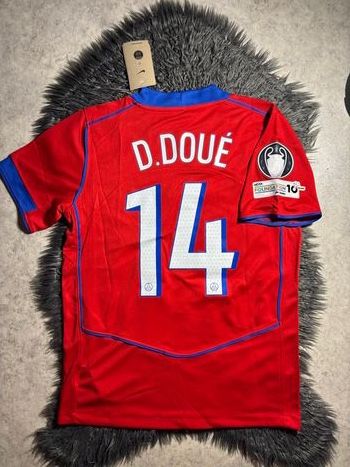 Doué maillot rouge psg Ldc