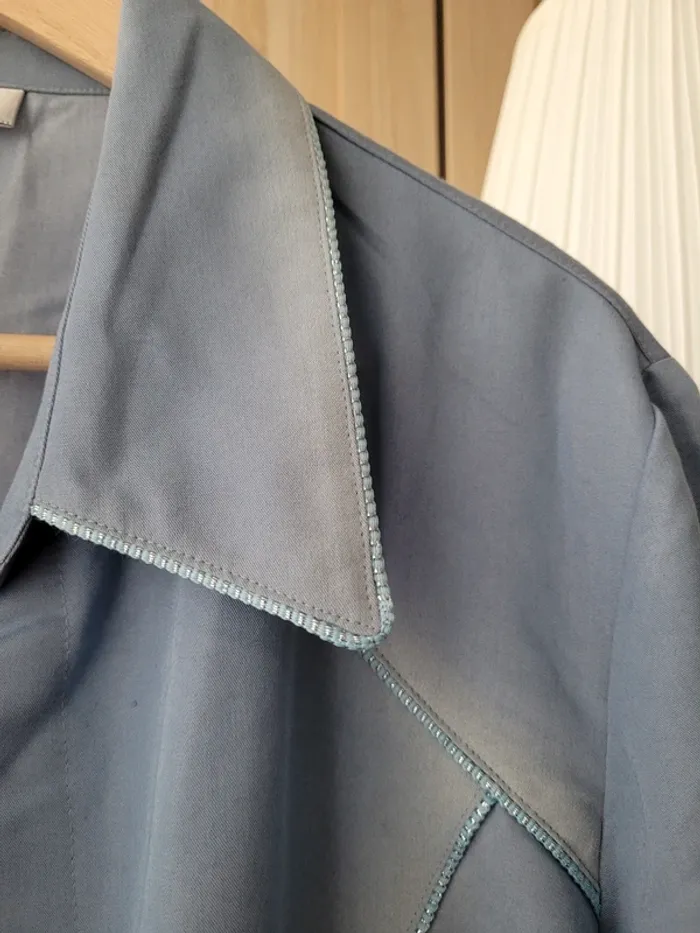 Veste légère bleu clair - photo numéro 2