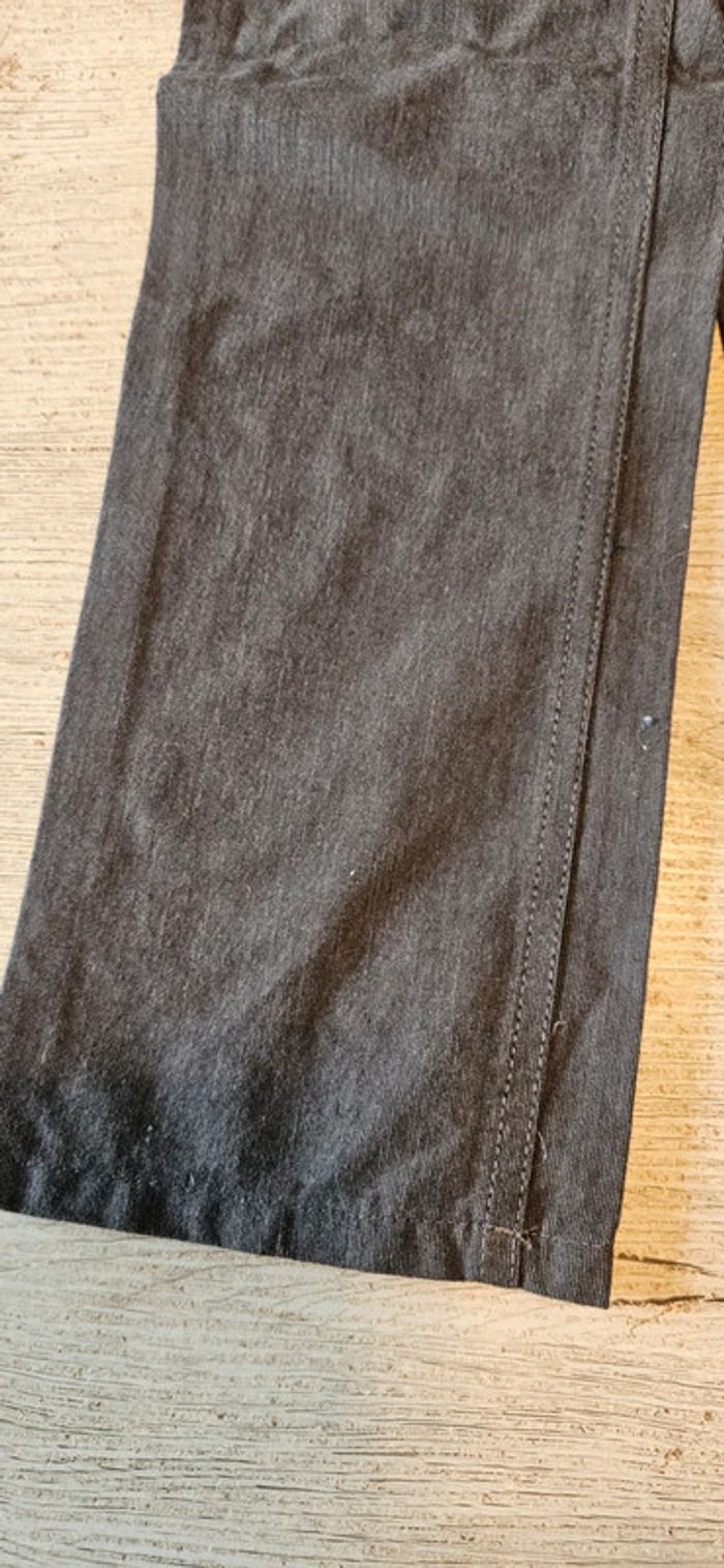 Pantalon classique droit gris très fonce, ajustable à la taille, Buissonnière, 4 ans, neuf - photo numéro 4