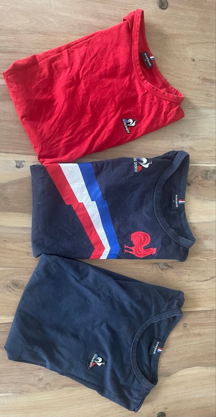 Lot 3  t-shirt le coq sportif - photo numéro 7