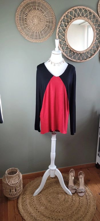 Jolie blouse longue manche Lady Captain Taille 46