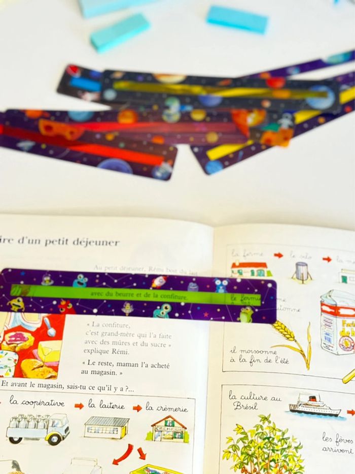 lot de 8 bandelettes de lecture - Motifs Garçon - photo numéro 8