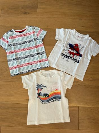 Lot de 3 tee shirt manches courtes garçon