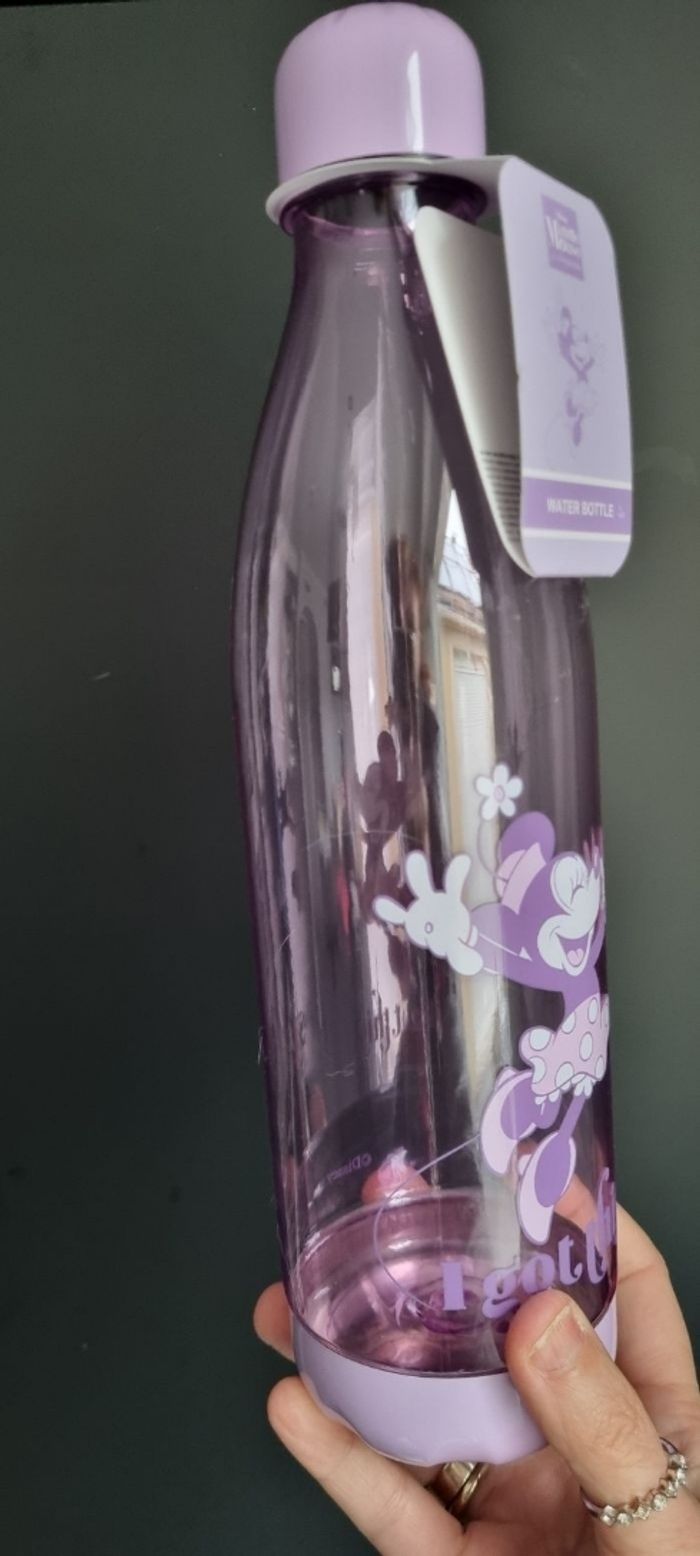 Bouteille gourde neuve Disney Minnie Mickey - photo numéro 3