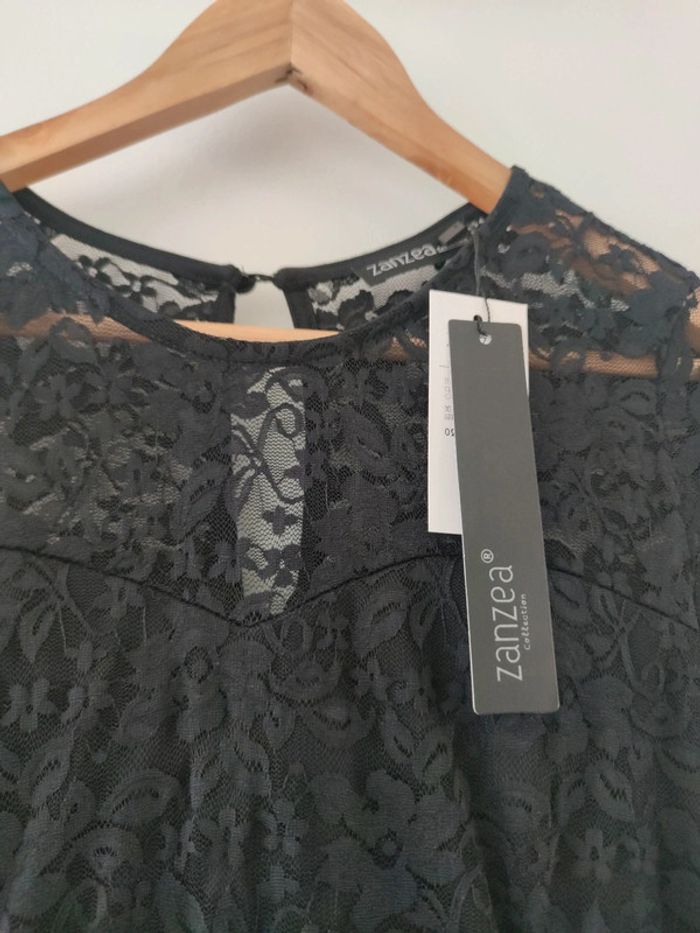 Robe noire a dentelle zanzea taille S - photo numéro 2