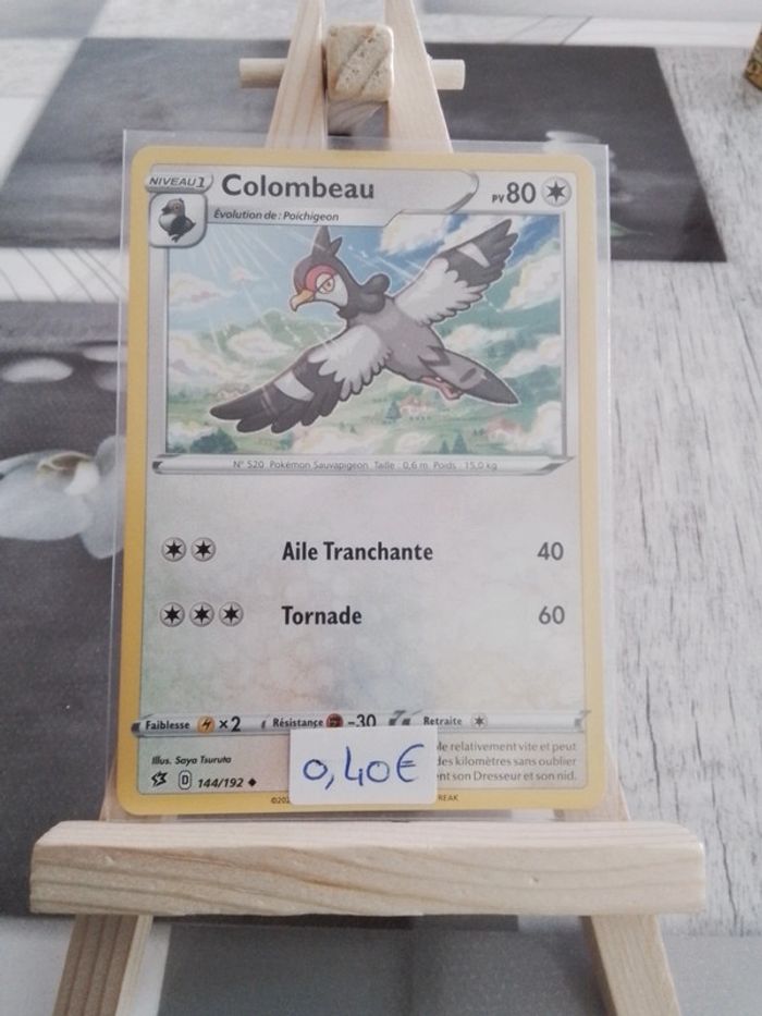 Carte Pokémon Colombeau 144/192