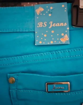 Pantalon turquoise BS Jeans Taille 44 Neuf