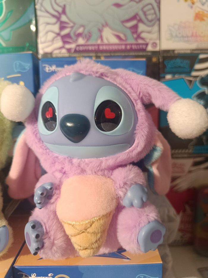 Peluche doudou Porte clé Labubu Stitch disney neuf - photo numéro 2