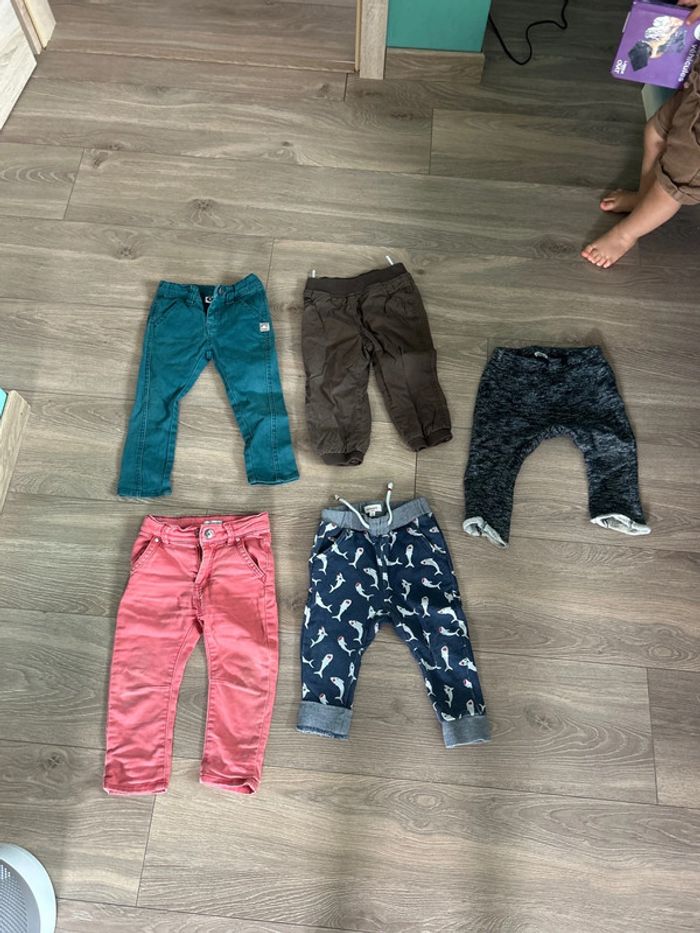 Lot 5 pantalons 2 ans