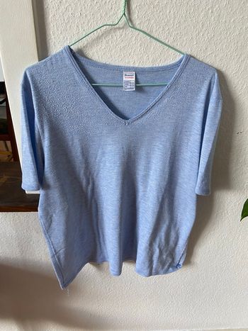 T-shirt bleu Damart 