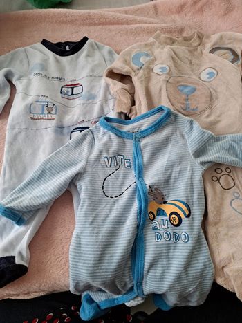 Lot de 3 pyjamas