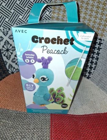Kit crochet paon