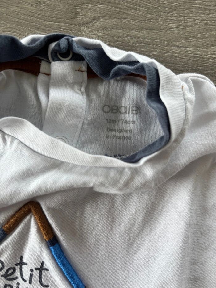 T-shirt obaïbi 12 mois - photo numéro 3