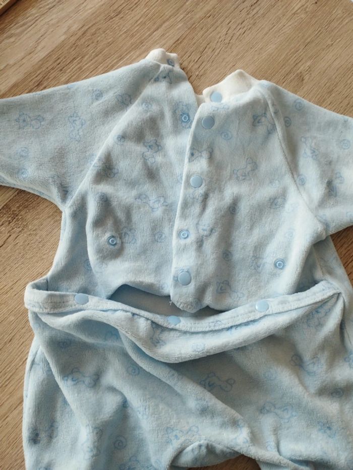 Pyjama éponge Mini Gang 1 mois - photo numéro 2