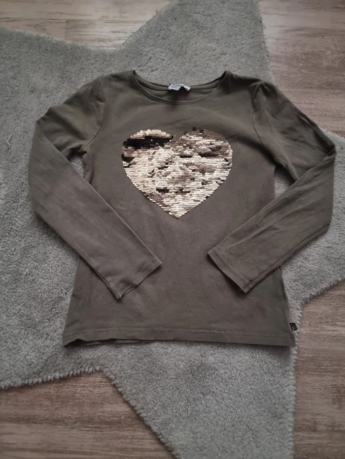 Tee-shirt manches longues okaidi 8ans