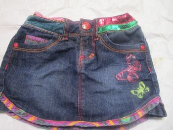 jupe jeans desigual 4 ans