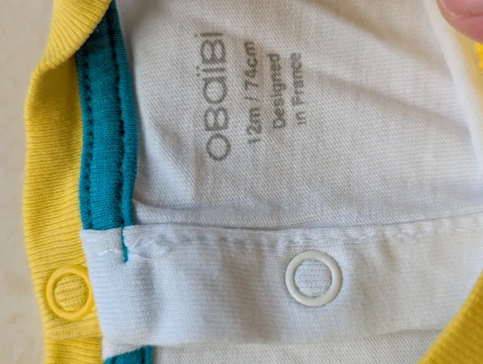 Débardeur obaibi bébé 12 mois - photo numéro 2