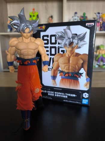 Figurine Dragon Ball Super - Son Goku Ultra Instinct - Solid Edge Works - Officielle Import Japon