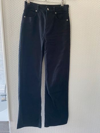Jeans noir jambes larges H&M 34