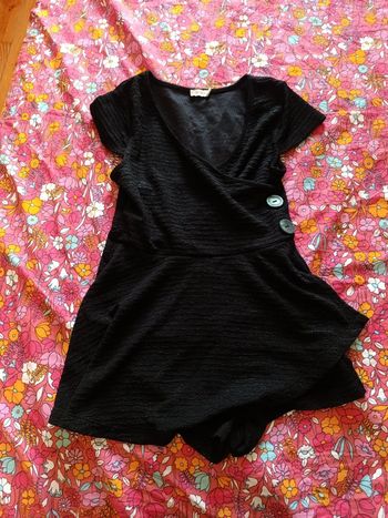 Combishort noir taille 12 ans