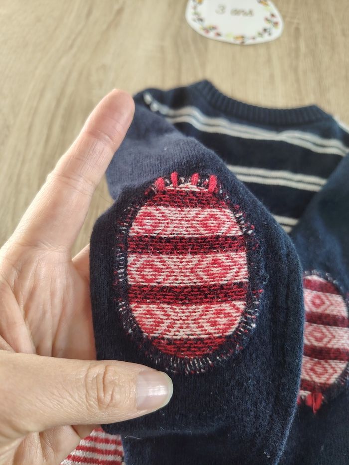 Pull en coton et angora garçon 3ans catimini tbe - photo numéro 6