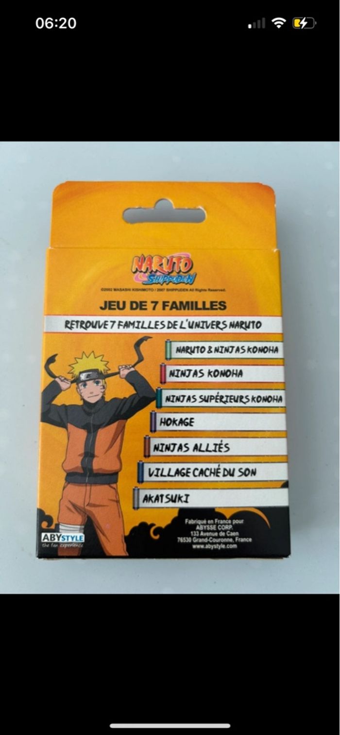 Naruto jeux de sept famille - photo numéro 2