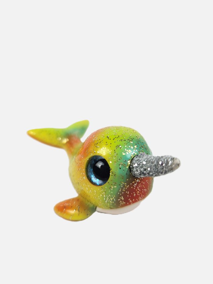 Figurine TY Mini Boos - Nori le Narval - Paillettes - Collection