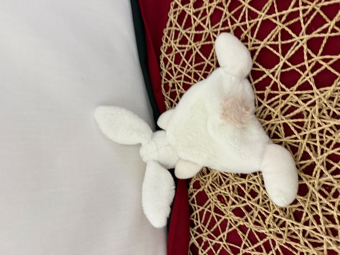 Peluche lapin à câliner Happy Wild Doudou et Compagnie - photo numéro 4