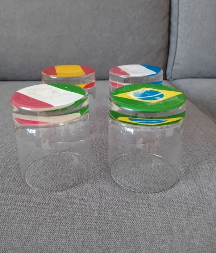 Lot de 4 verres coupe du monde - photo numéro 2
