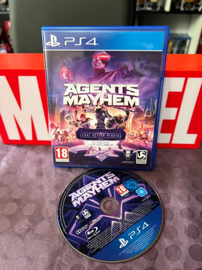 Jeu ps4 agents of mayhem