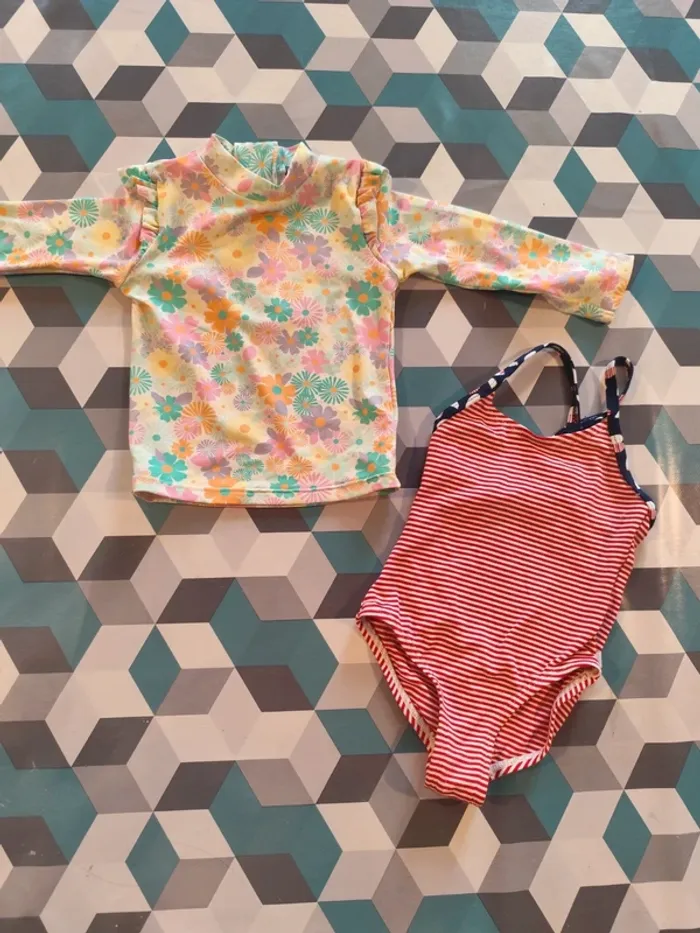 Lot maillot de bain 6 mois fille
