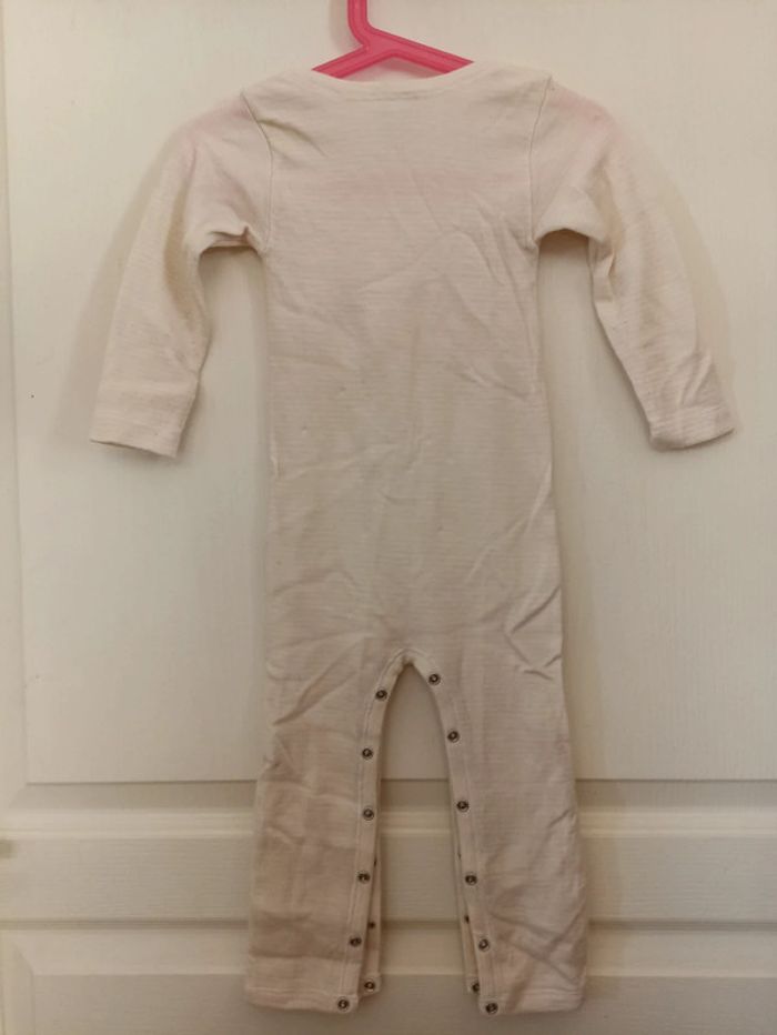 Combilongue rayée laine Petit Bateau 3 ans - photo numéro 4