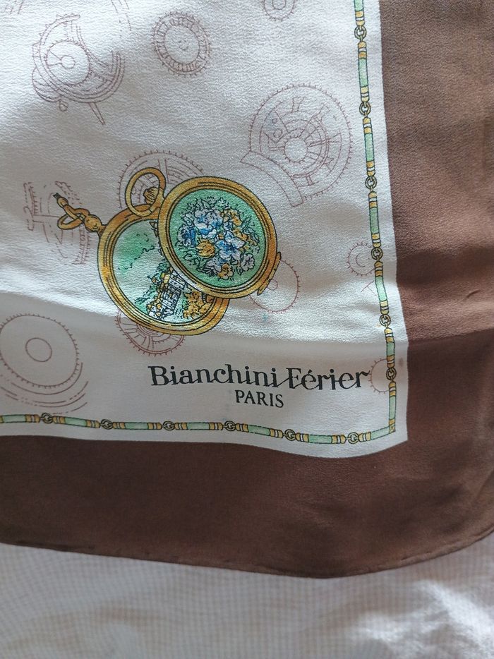 Magnifique grand foulard bianchini Ferrier