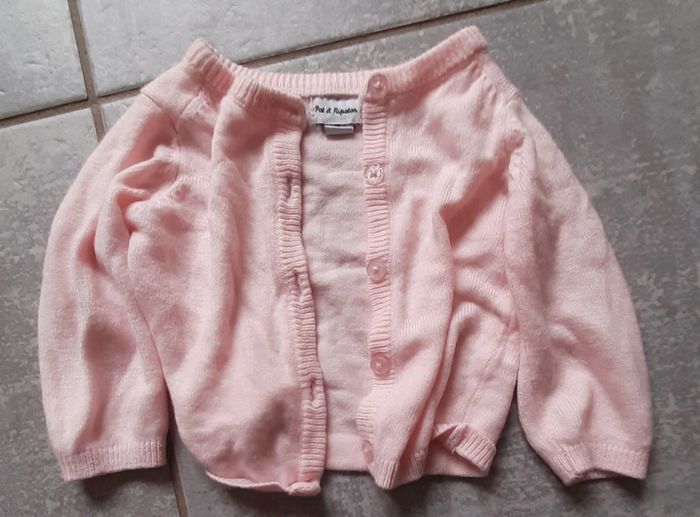 Gilet fille pat et ripaton 3mois