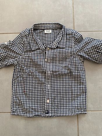 Chemise tape à l’œil 24 mois