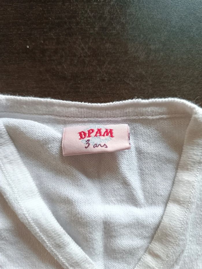 Gilet cache cœur DPAM - Taille 3 ANS - photo numéro 5